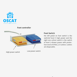 جهاز OSCAT البيطري EX-68B الأكثر مبيعًا، جهاز احترافي للصدمات الكهربائية للجسم مع وظائف القطع والتخثر المتزامنة - Product Image 5