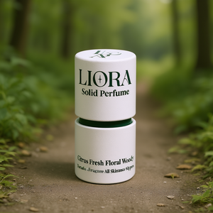 Liora Solid <b>Perfume</b> Verde Citrus Fresh Floral Woody Portable Fragrance All Skin Types - Product Image 3