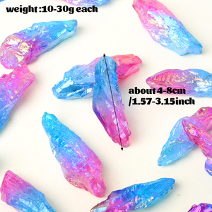 หินคริสตัลหยาบแบบขายส่งจำนวนมาก หินแองเจิลออร่าแบบดิบสำหรับตกแต่ง - Product Image 2