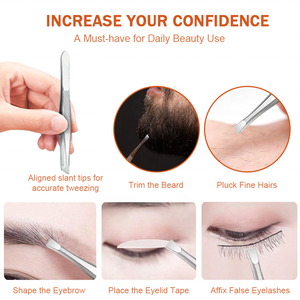 Kit de aseo de manicura de acero inoxidable, 5 uds., juego de cuidado de uñas con bolsa de viaje, cortaúñas, lima de uñas, tijeras <span class=keywords><strong>para</strong></span> cutículas, <span class=keywords><strong>pinzas</strong></span> - Product Image 4