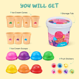 JoyCat 7 Bolas de Crema, Actividades de Aprendizaje Preescolar, Juego de Contar y Clasificar por Colores, Juguetes Educativos Apilables para Niños - Product Image 6