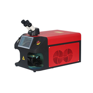 Máquina de Soldadura Láser Roja de 100W, Miniatura, para Joyería, Anillos, Collares, Soldadura Continua con Fibra Óptica - Product Image 1