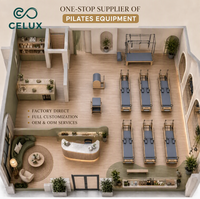 Ensemble de Reformer de Yoga et Pilates, Équipement d'Exercice Physique, Kit de 5 Pièces pour Entraînement à Domicile