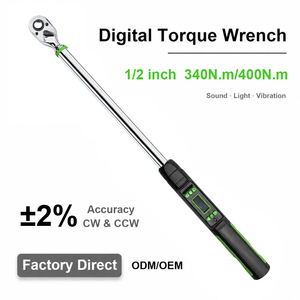 Jeu de clés dynamométriques numériques OEM avec alerte vibratoire et couple préréglé pour les distributeurs d'outils - Product Image 1