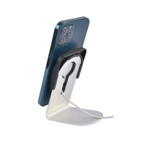 Support de charge sans fil compatible avec les modèles 15/14, en alliage d'aluminium, flexible, pour une utilisation sur le bureau, support de téléphone portable réglable
