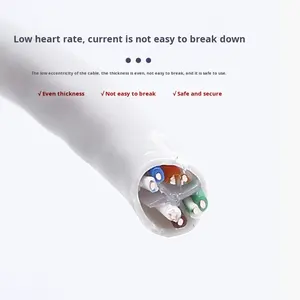 Hochwertiges Home-Office-Hochgeschwindigkeits-Indoor-SFTP-Cat6-Internetkabel, einfache Installation, doppelt geschirmtes Cat6-Kabel - Product Image 3