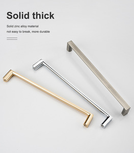Modern Minimalist Zinc Alloy Cabinet and Drawer Handles for Kitchen Bedroom Dressers-Easy Installation - Product Image 1