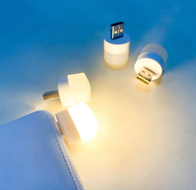 LED USB Warm White Energy Multipurpose Super MINI Portable USB Plug Bulb LED Socket Light LED Night Small Bulb