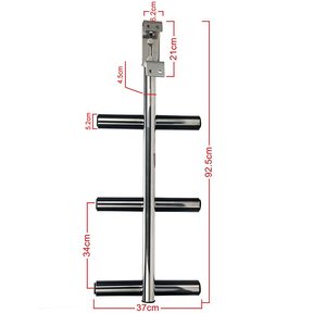 <span class=keywords><strong>Escalera</strong></span> de <span class=keywords><strong>Buceo</strong></span> FOYO de Alta Resistencia, Acero Inoxidable 304, 3/4 Escalones, Antideslizante, <span class=keywords><strong>para</strong></span> Yates y <span class=keywords><strong>Buceo</strong></span> Marino - Product Image 2