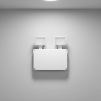 Projecteur LED d'urgence extérieur étanche IP65 1000LM avec batterie de secours de 3 heures pour la sécurité en cas de panne de courant
