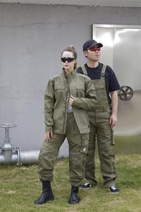 Salopette <span class=keywords><strong>Pantalon</strong></span> Vert militaire pour les travailleurs <span class=keywords><strong>de</strong></span> la construction - Product Image 5