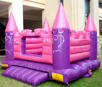 Château gonflable en PVC de 0,55 mm pour entreprise de location