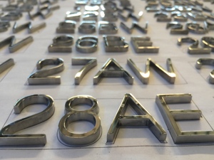 COSUN exterior interno reflectante número casa acrílico signo Hotel habitaciones número metal Número y letra - Product Image 1