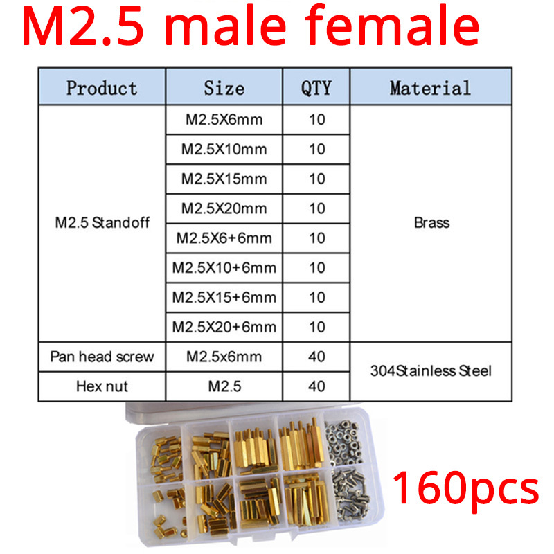 5-30 pz M2/M2.5/M3/M4/M5 Femmina a Maschio Ottone Esagonale Distanziatore Distanziatore Pilastro, Circuito PCB Borchie di Montaggio della Scheda Madre, M2x2 3mm(30pcs 5-30 pz M2/M2.5/M3/M4/M5 Femmina a Maschio Ottone Esagonale Distanziatore Distanziatore Pilastro, Circuito PCB Borchie di Montaggio della Scheda Madre, M2x2 3mm(30pcs