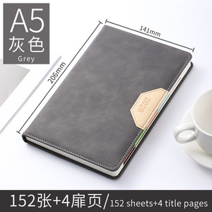 2026 biểu tượng tùy chỉnh A5 học tập Nhật Ký với PU da Bìa Debossed biểu tượng lót trang chương trình nghị sự tạp Chí kế hoạch máy tính xách tay - Product Image 6