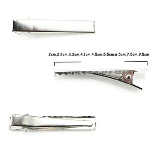 Flat Alligator Hair <strong>Clips</strong> Metal - Product Image 4