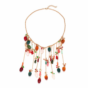 Nuevo Collar de Borlas Estilo Bohemio de Moda |   Cadenas de Cuentas de Circonio con Diseño de Dibujos Animados, Joyería Multicolor, Unisex, Venta al Por Mayor - Product Image 5