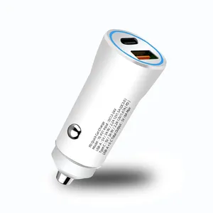 Oem Golden Supplier USB Car Charger Fast Charging 38W Price Dual Port Usb Car Charger With Type C