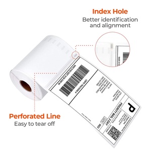 Fanfold-etiquetas térmicas perforadas para impresoras de escritorio, adhesivos de 4x6 pulgadas, 2000, gran oferta, <span class=keywords><strong>Amazon</strong></span> - Product Image 4