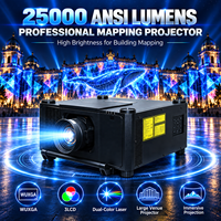 Projecteur pour Grandes Structures 25000 Lumens ANSI, Projecteur Laser Mapping pour Façade de Bâtiment, Scène et Projection Extérieure
