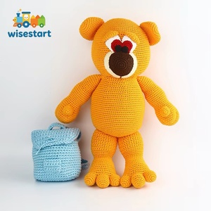 Bambole <span class=keywords><strong>Amigurumi</strong></span> Personalizzate Fatte a Mano, Orsacchiotti Vintage all'Uncinetto - Product Image 3