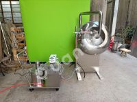 Machine de dragage à haute efficacité BY-600 pour bonbons, chocolat, dragées, sucre, noix, machine de revêtement de film