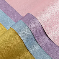 Cuir PU grainé litchi métallisé 0,9 mm pour meubles, décoration intérieure, sacs à main, chaussures, sacs pour femmes et étuis à lunettes