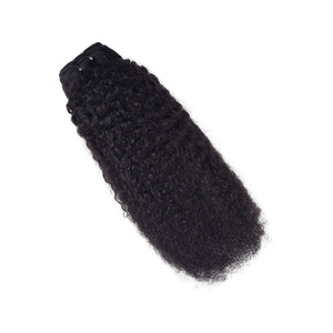 Extensiones de Cabello Humano Rizado Afro 4B4C Virgen Camboyano de Doble Trama Más Vendidas - Paquete Superior del Proveedor - Product Image 6