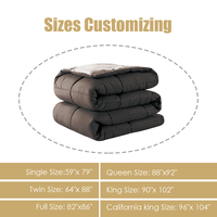 Couette de luxe 5 étoiles pour hôtel, garnissage 90% duvet d'oie/canard, édredon en plumes pour lit