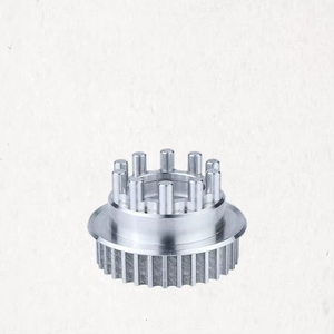 Poulie de distribution en acier inoxydable et aluminium usinée CNC, usinage de précision sur mesure, poulie de courroie synchrone automobile, perçage de goupilles - Product Image 5