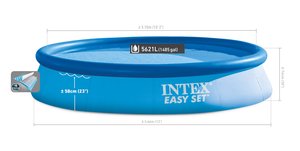 Piscina Fuori Terra Gonfiabile INTEX 28130 Easy Set per Famiglie, 3,66 m x 76 cm, Vendita al Dettaglio e all'Ingrosso - Product Image 6
