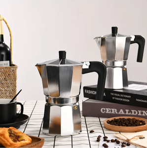 Cafetera portátil Espresso <span class=keywords><strong>Mocha</strong></span> de 3 tazas, 220 ~ 240V, color plata,-V, cafetera eléctrica Moka - Product Image 5