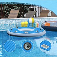 Matelas de bain gonflable rond pliable pour l'extérieur, série HM, pour les articles gonflables