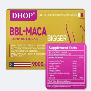 OEM yetişkin Glute büyüme takviyesi BBL hapları kalça ve popo geliştirme için güzellik ve spor versiyonu hamile kadınlar için değil - Product Image 4