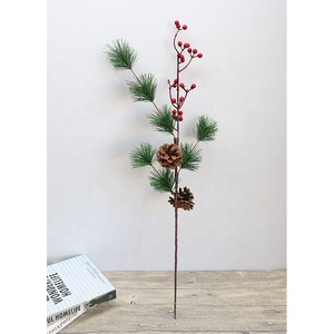 Giá Tốt Giáng Sinh Trang Trí Thông Kim Và Đậu Đỏ Chi Nhánh - Product Image 4