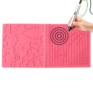 Tapis de dessin en silicone pour stylo d'impression 3D, haute qualité, sûr et inodore, cadeau pour bébé, durable, imperméable, non toxique - Vente chaude - Product Image 2