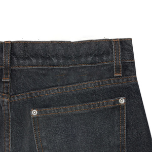 Custom Relaxed Vintage 60s <strong>70s</strong> Bell Bottom Classic Flared Retro Leg Disco Denim Jeans Pants <strong>Mans</strong> Washed Black Baggy Flared Jeans - Product Image 4