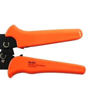 Tools Sn-02c Mini Sleeve Terminal Crimping Pliers High Carbon Steel 23 Awg Front Entry Wire Crimper - Product Image 3