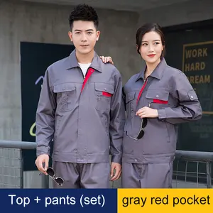 New Design Hot Selling Polyester Cotton Breathable Working Uniforms For Heavy Duty Work