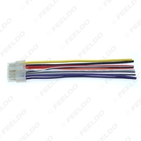 Konektor Kabel Universal Mobil Putih 10Pin Ke Adaptor Kabel Stereo Radio DVD Mobil