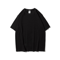 Camiseta de punto informal extragrande de 230 g con estampado digital, 100% algodón, degradado fotográfico, diseño personalizado, antiarrugas 16