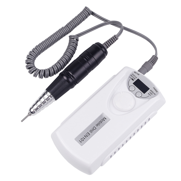 【美品】1回使用‼️充電式ポータブルネイルドリルマシン EN101充電式多機能電動ネイルアートドリルマシンセット30000RPM、6種類