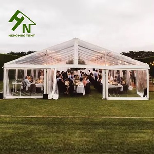 Tente de réception extérieure grand format pour exposition, mariage, événement, abri solaire, 20 x 40 m, pour 200 à 500 personnes - Product Image 4