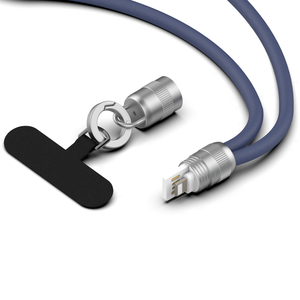 Hỗ trợ OEM ODM 2 trong 1 USB C để C cáp với truyền dữ liệu và nhanh chóng phí qua điện thoại dệt dây buộc cổ - Product Image 3