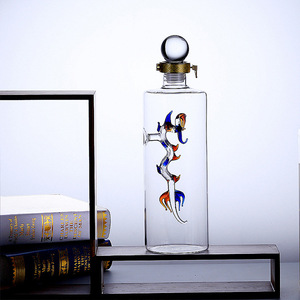 High Borosilicate Glass Decanter With Dragon Pattern For Wine Storage And Infusing Hand Blown Bottle Business <b>Gift</b> - Product Image 2
