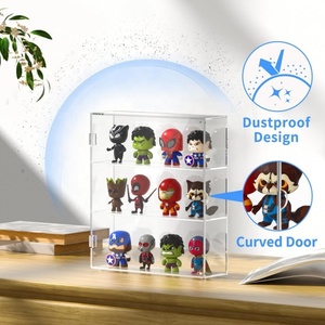 <span class=keywords><strong>Vitrine</strong></span> murale en acrylique <span class=keywords><strong>pour</strong></span> mini figurine Pop Pierres de cristal minéral à collectionner - Product Image 2