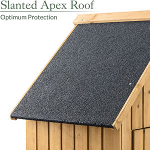 Cobertizo <span class=keywords><strong>de</strong></span> jardín <span class=keywords><strong>de</strong></span> madera para exteriores, armario <span class=keywords><strong>de</strong></span> herramientas <span class=keywords><strong>de</strong></span> techo impermeable con estantes ajustables y suelo, armario <span class=keywords><strong>de</strong></span> herramientas para muebles <span class=keywords><strong>de</strong></span> almacenamiento al aire libre - Product Image 5