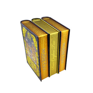 Boîte en fer blanc personnalisée en forme de livre - Cadeau de Noël créatif en fer blanc de qualité alimentaire avec couvercle rabattable pour biscuits, gâteaux, bonbons, chocolats - Product Image 5