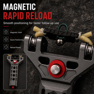 Lance-pierre G4 haute précision, automatique, robuste, en métal, kit complet avec poignée ergonomique pour la pratique du tir sur cible en extérieur - Product Image 5