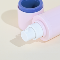 Bouteille à pompe sans air en plastique PP durable et écologique 30ml/50ml/100ml Impression personnalisée pour l'emballage des soins personnels quotidiens